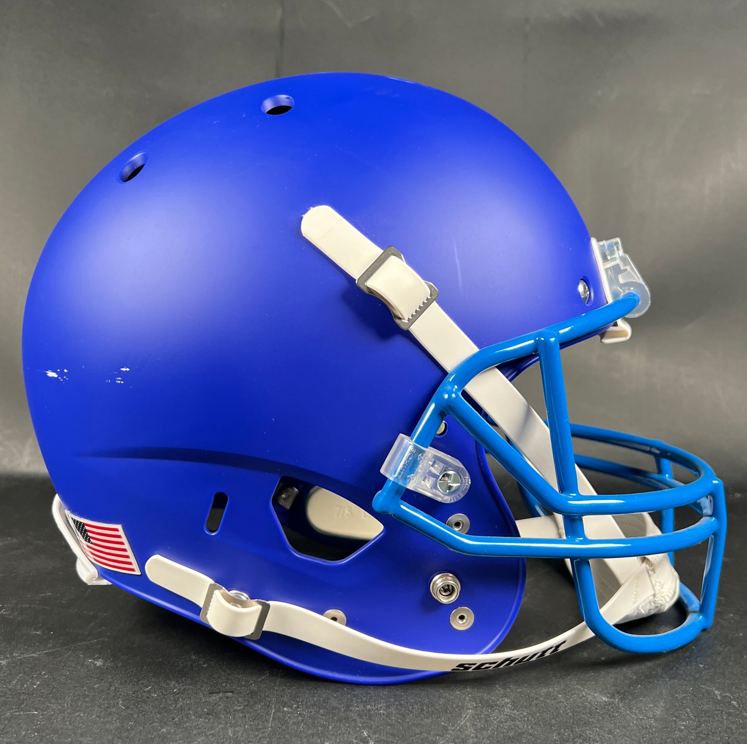 football blank helmet 40% OFF Schutt Blank Royal Blue Matte Full Size Football Helmet – Zobie Productions