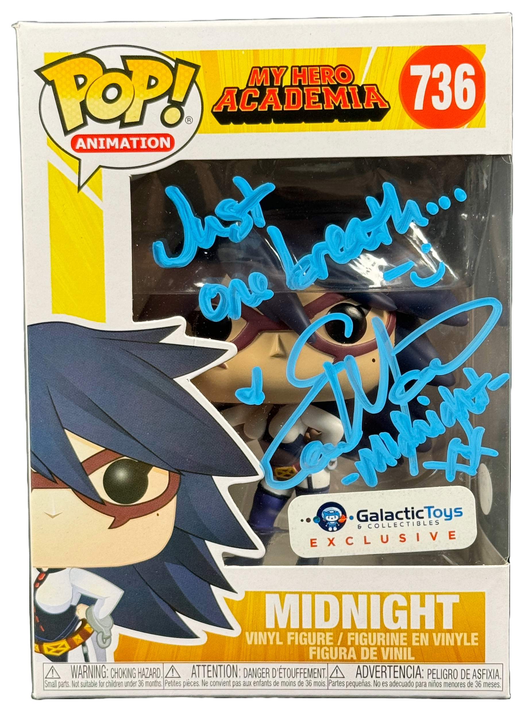 POP♡PROF様 Elizabeth Maxwell Signed Funko POP My Hero Academia Midnight