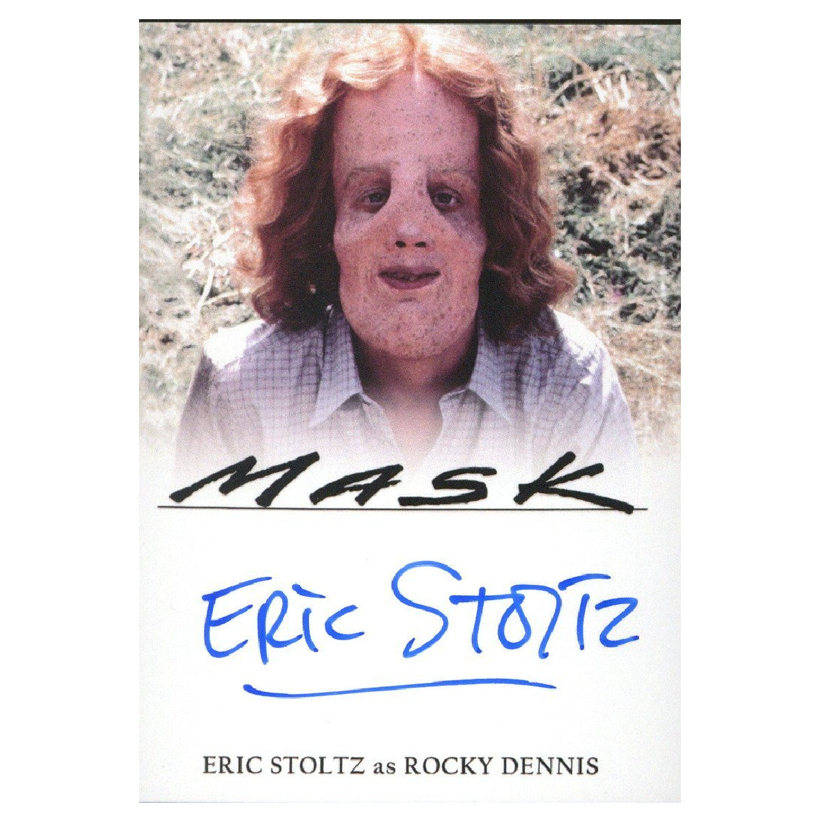 Eric Stoltz Signed Custom Trading Card The Mask Autographed Zobie COA