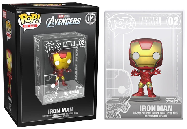 Funko Pop Die Cast Iron Man 2 Funko Exclusive Zobie Productions
