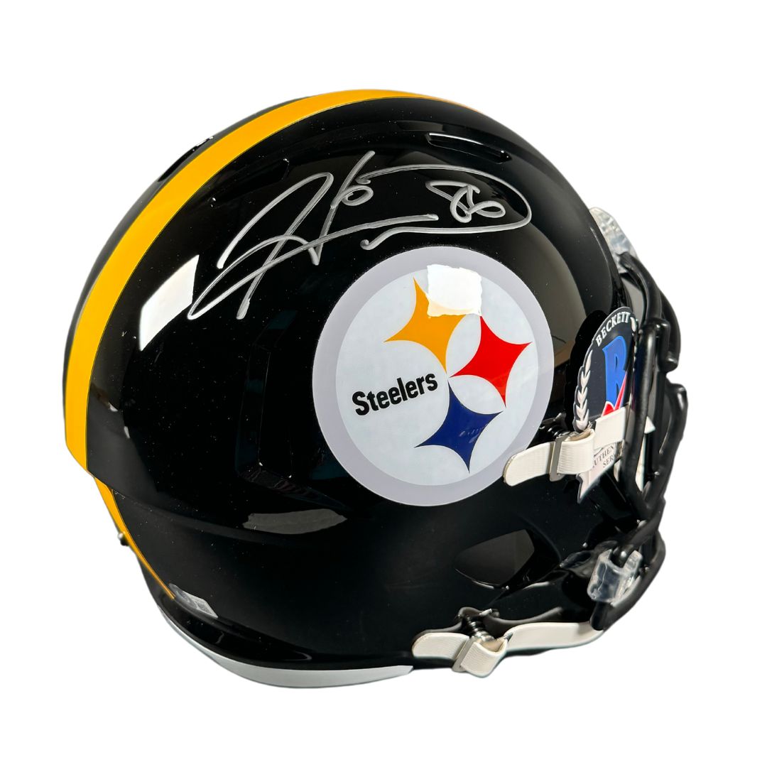Hines Ward Autographed Full Size Speed Rep Steelers Helmet Signed BAS COA