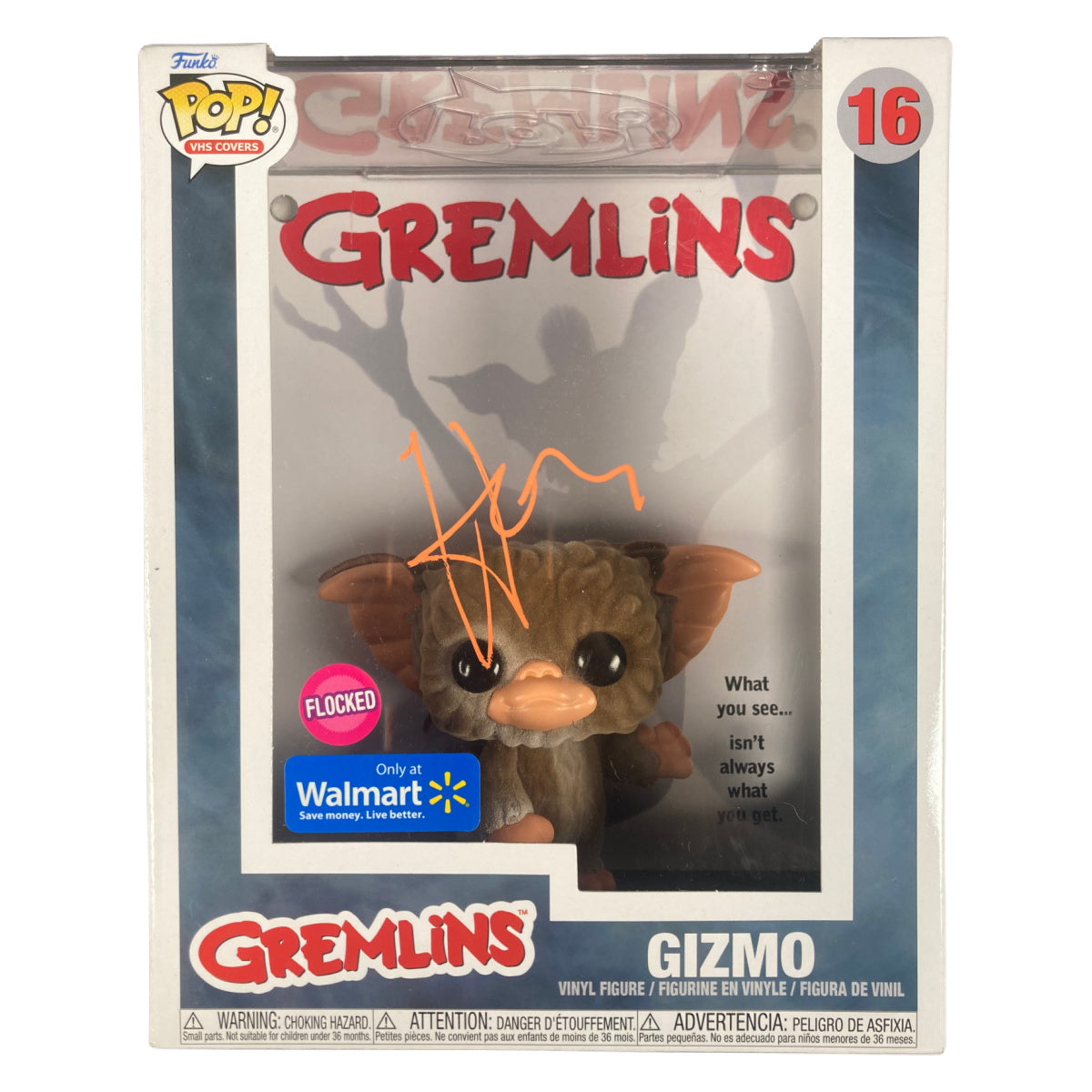 Funko Pop! Gizmo Gremlins #16 Flocked VHS Cover Walmart Exclusive New