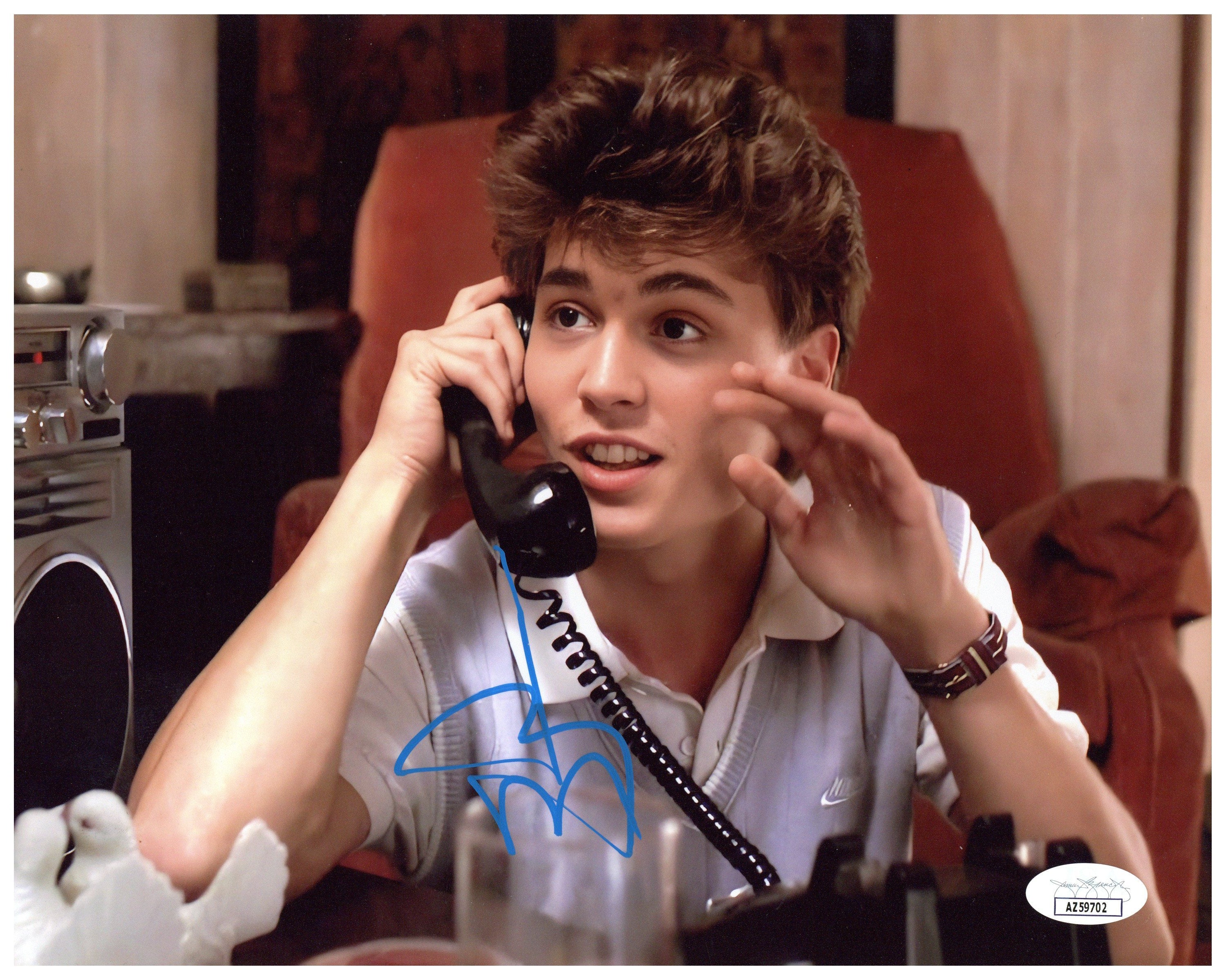 Johnny Depp Talks Nightmare On Elm Street Johnny Depp Signed 8x10 Photo A Nightmare On Elm Street Autographed JS