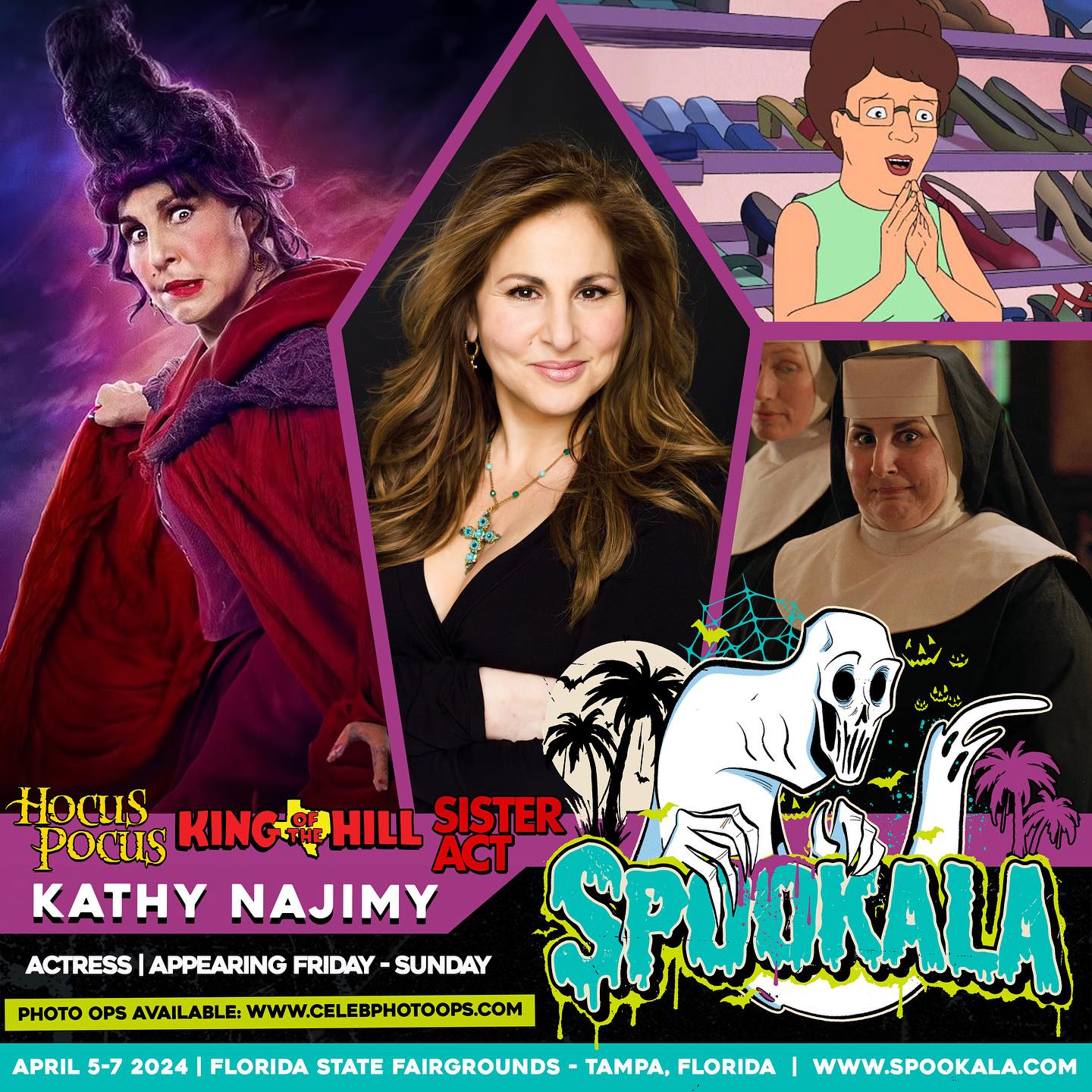 Kathy Najimy Official Autograph MailIn Service Spookala April 2024