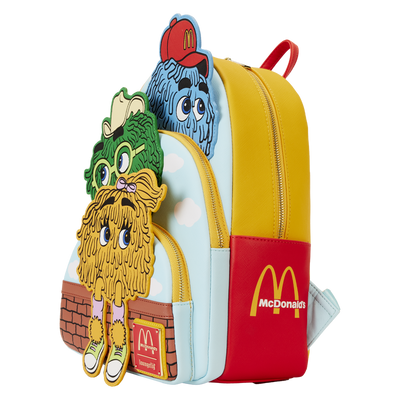 McDonald's Vintage Fry Kids Triple Pocket Mini Backpack Loungefly