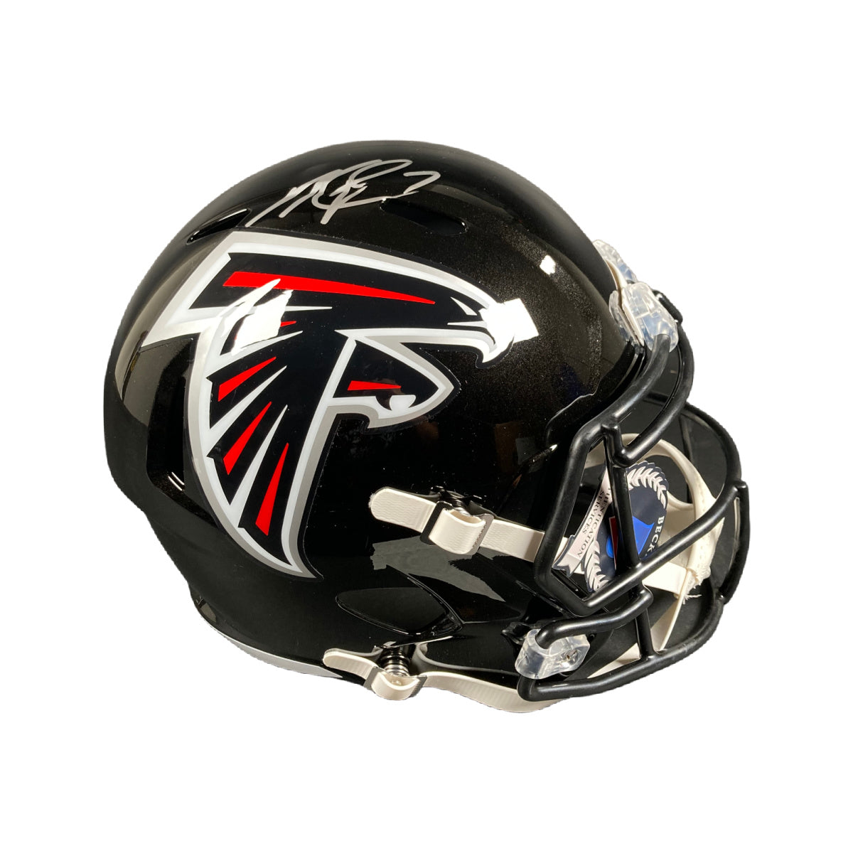 Michael Vick Signed Atlanta Falcons FS Helmet Autographed BAS COA – Zobie  Productions