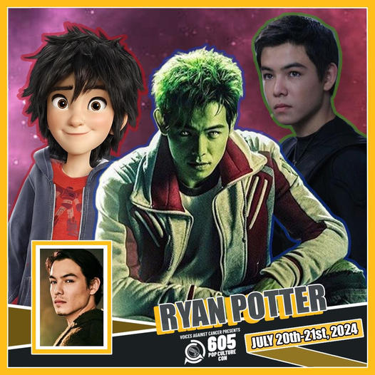 Ryan Potter Official Autograph Mail-In Service - Voices Against Cancer 605 Con 2024