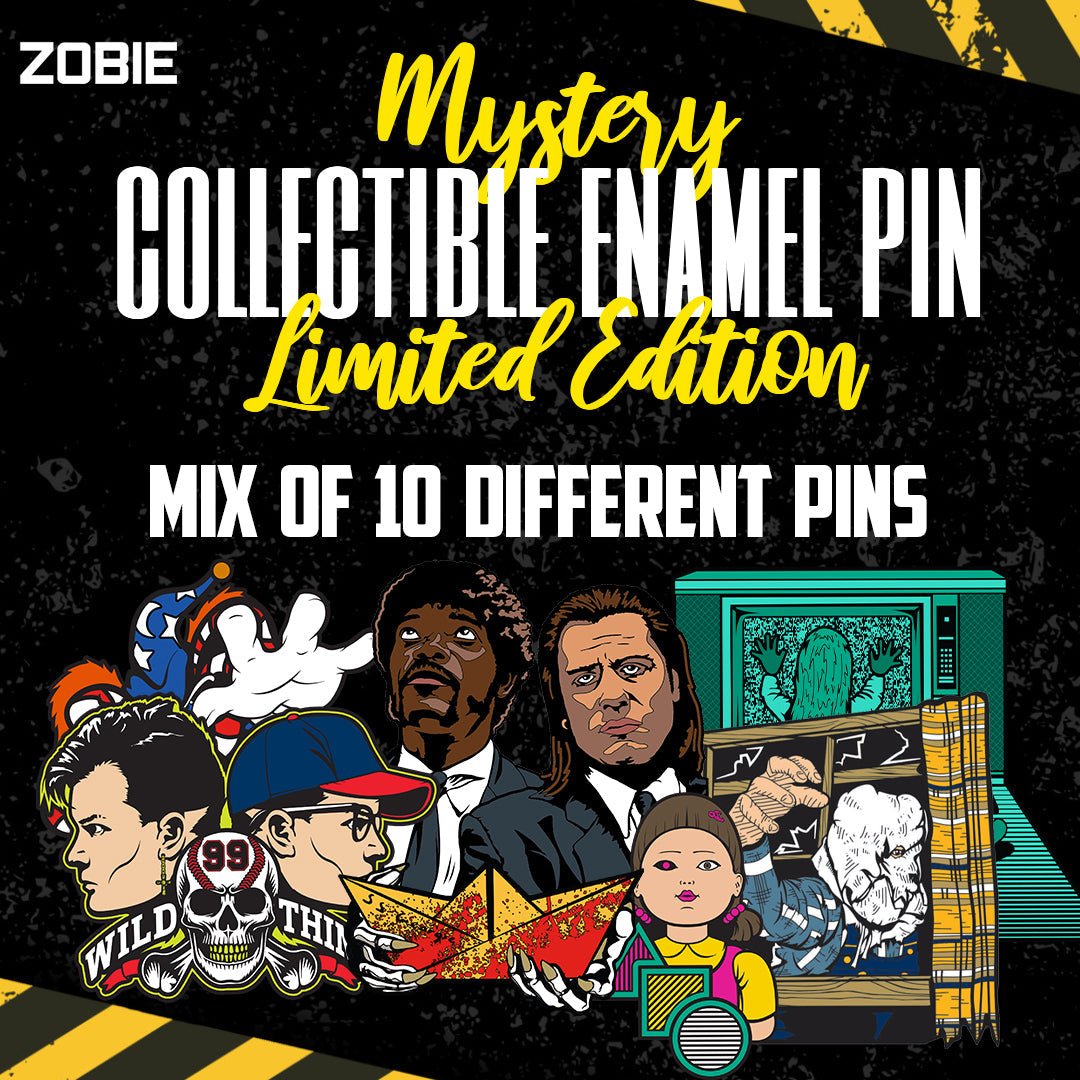 SPECIAL Zobie Mystery Collectible Enamel Pin - Mix of 10 Pins for $25