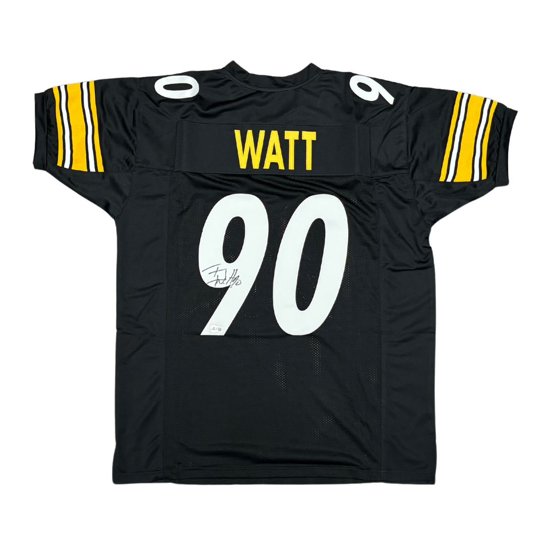 TJ Watt Signed Pro-Edition White Jersey (JSA) - Main Image