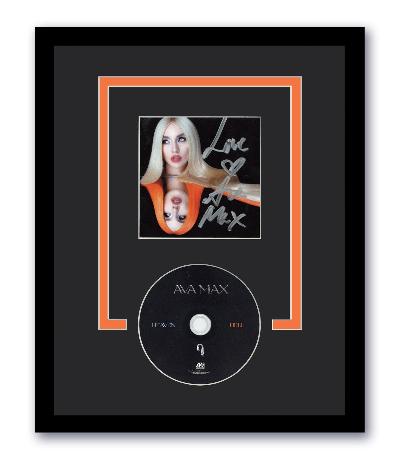 Ava Max Autographed Signed 11x14 Framed CD Heaven & Hell ACOA