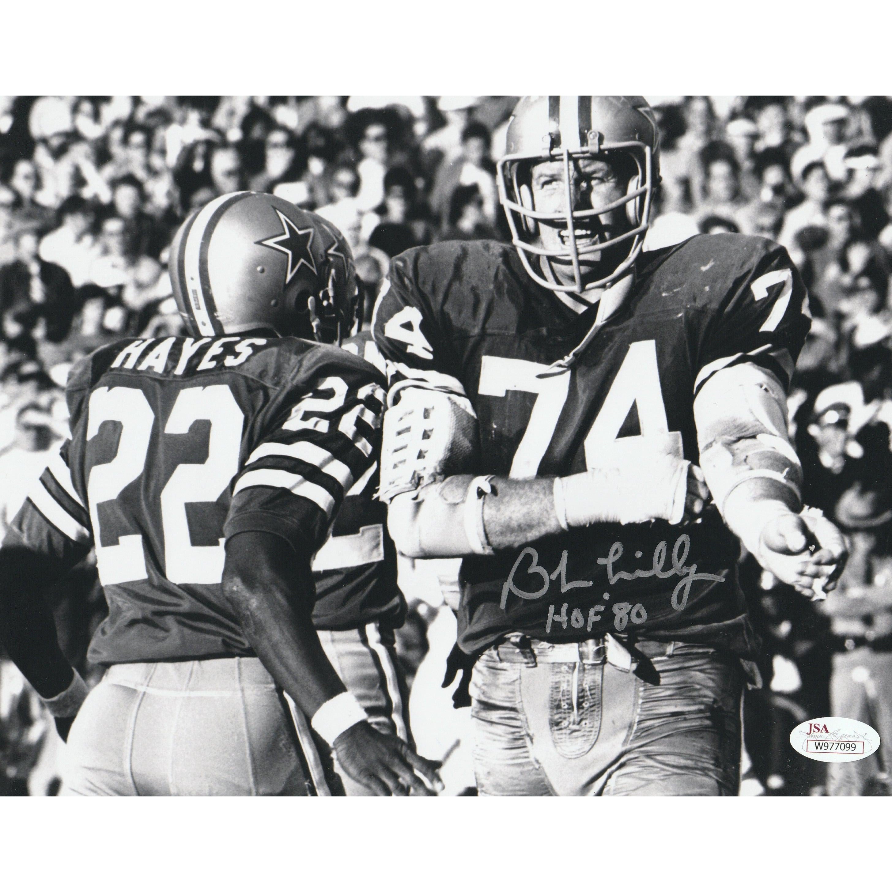 Autographed BOB LILLY 8x10 Dallas Cowboys Photo