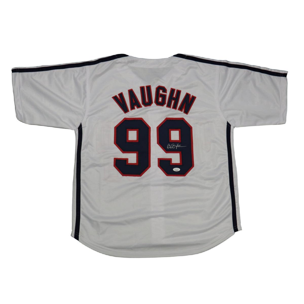 Charlie Sheen Signed Custom Major League Ricky Vaughn Jersey Autographed  JSA COA