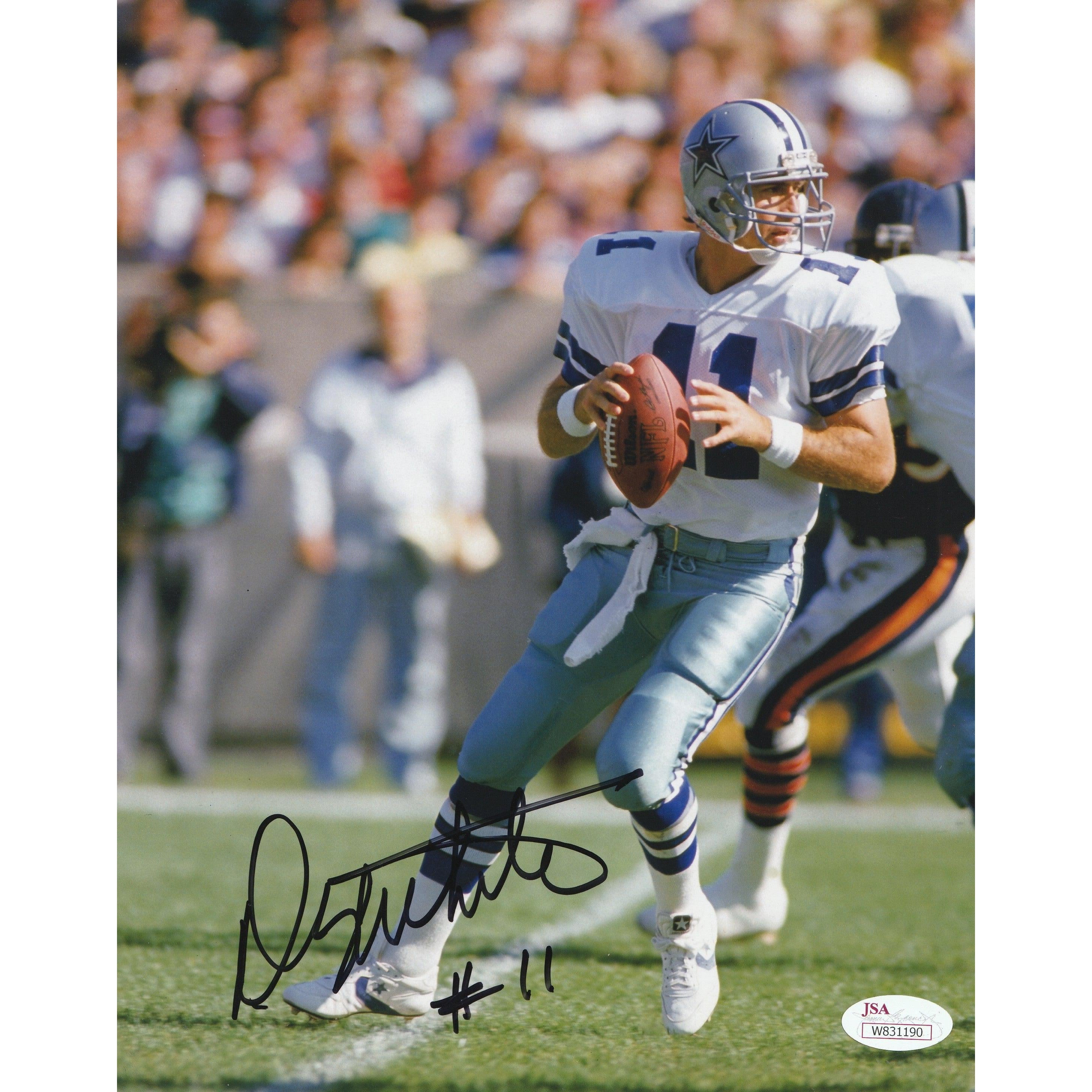 Danny White autograph 8x10, Dallas Cowboys