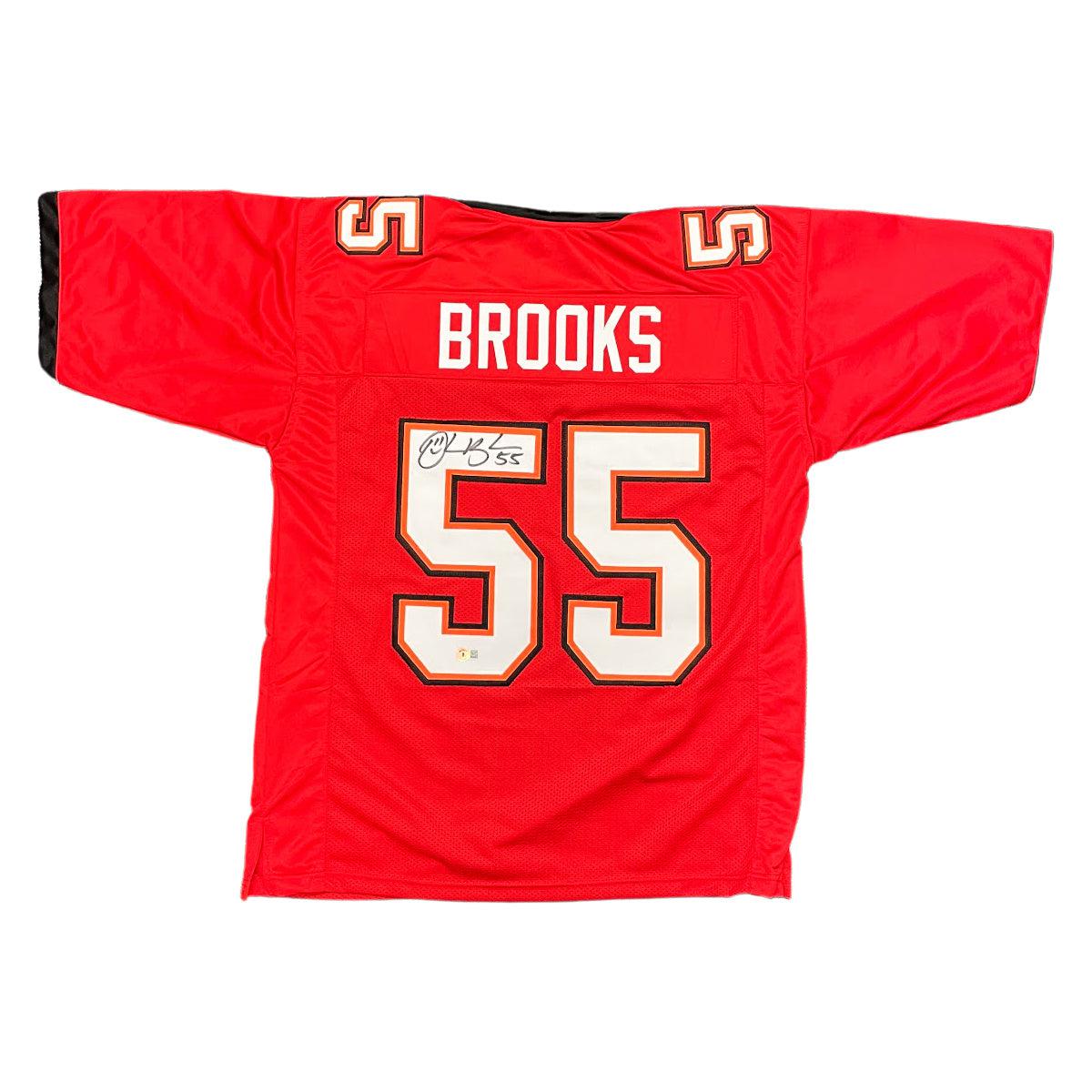 Zobie Productions Derrick Brooks Signed Tampa Bay Buccaneers Custom Jersey XL Autographed BAS