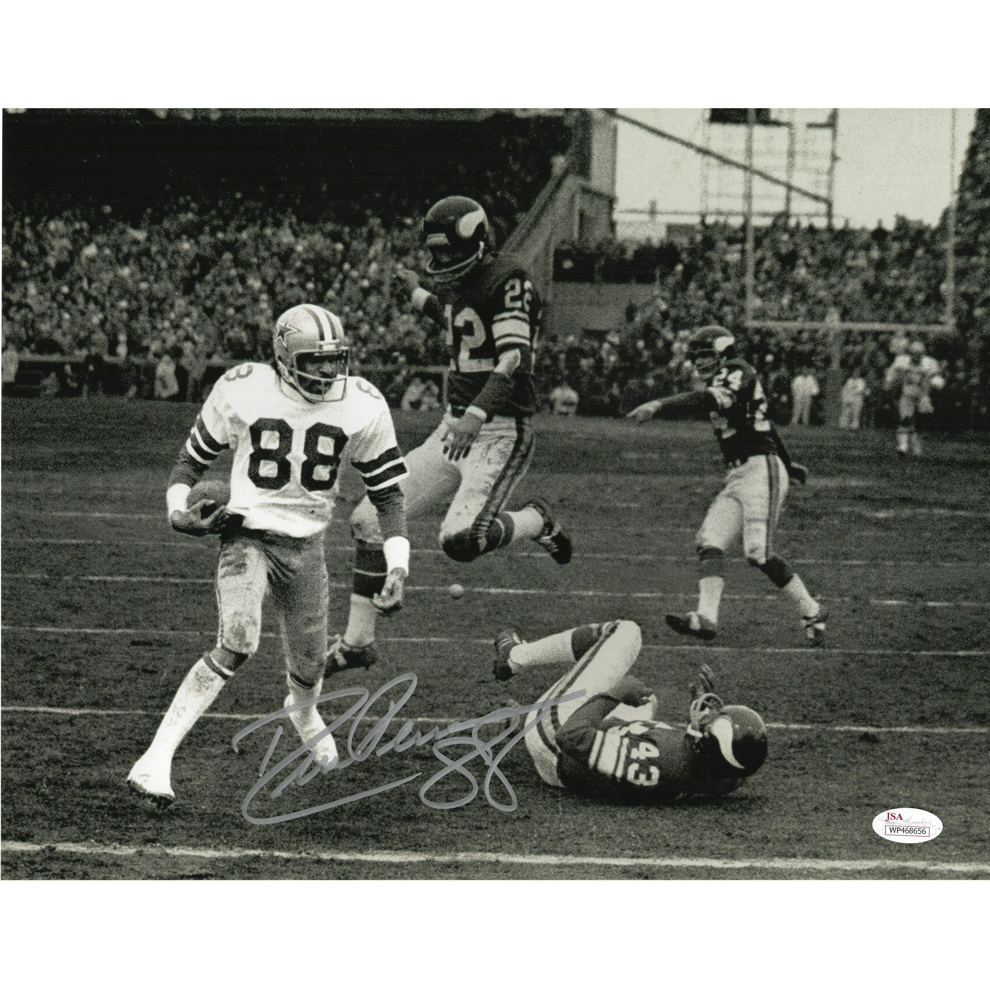 Autographed Drew Pearson 8x10 Dallas Cowboys Photo