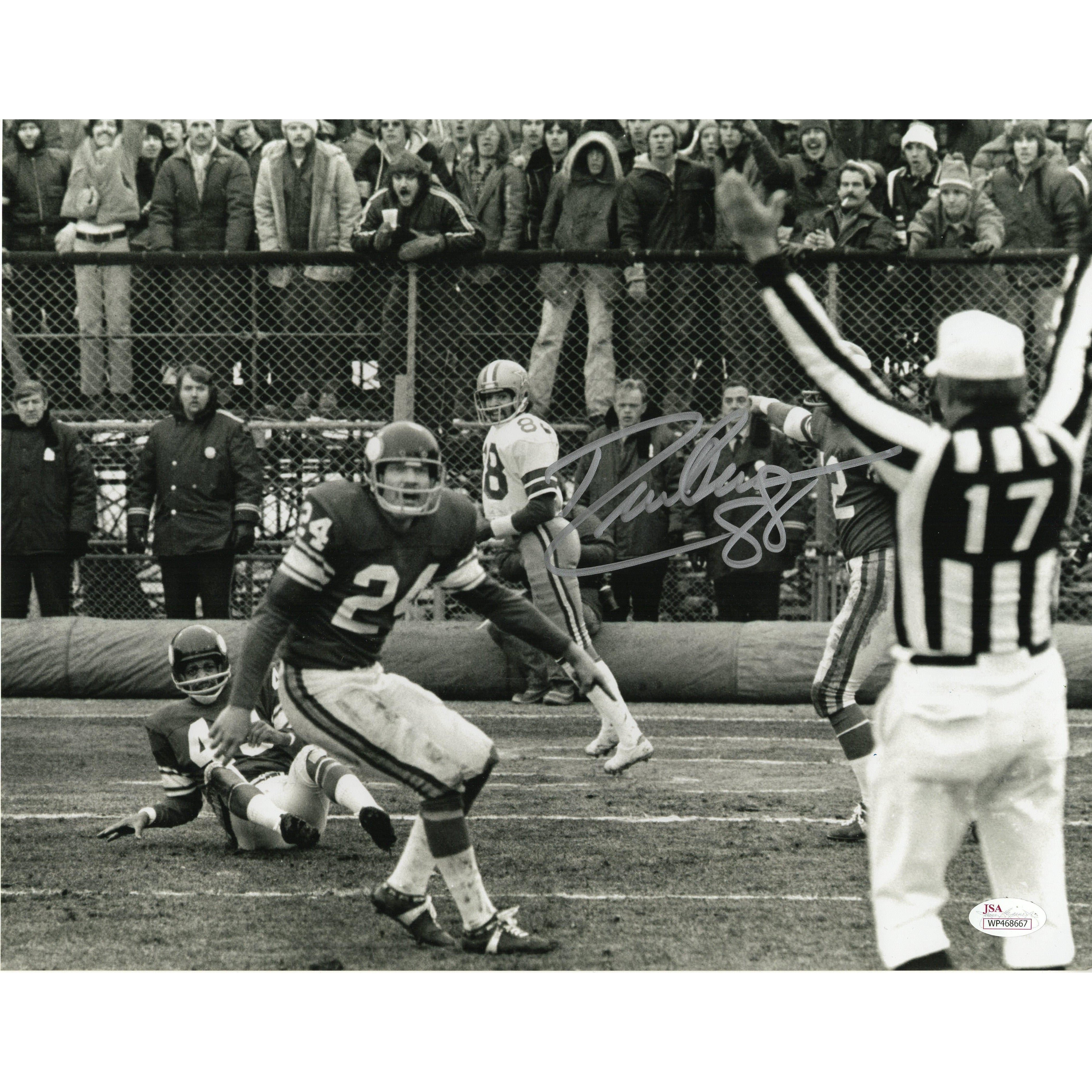 SALE Drew Pearson Autograph 11x14 Photo Dallas Cowboys Signed JSA COA –  Zobie Productions