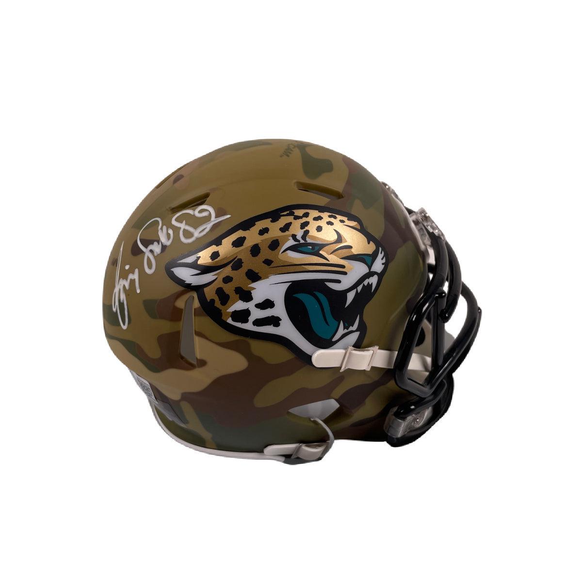 JIMMY SMITH SIGNED JACKSONVILLE JAGUARS CAMO AMP MINI HELMET BAS COA –  Zobie Productions