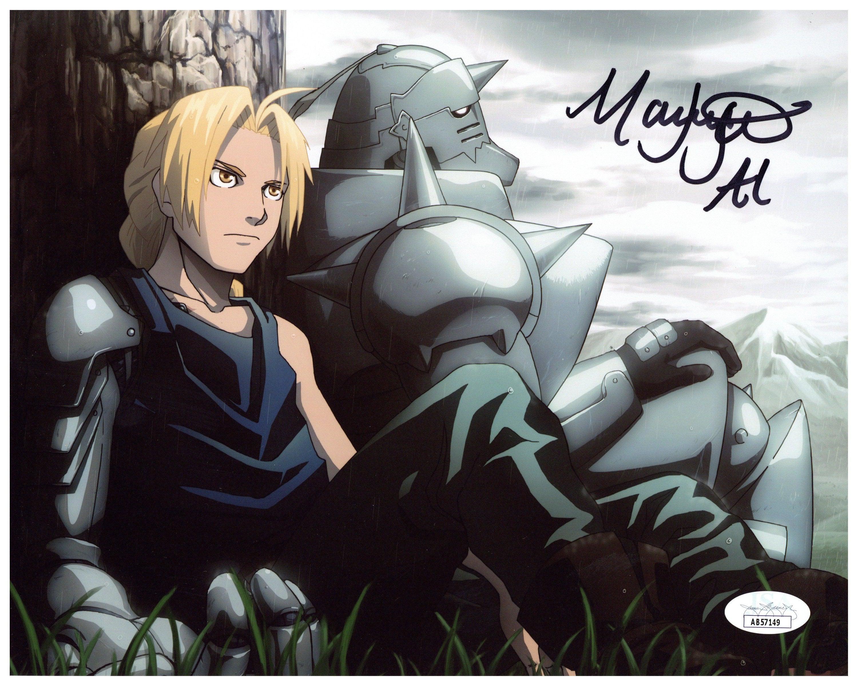 Maxey Whitehead Signed 8x10 Photo Al Fullmetal Alchemist JSA COA