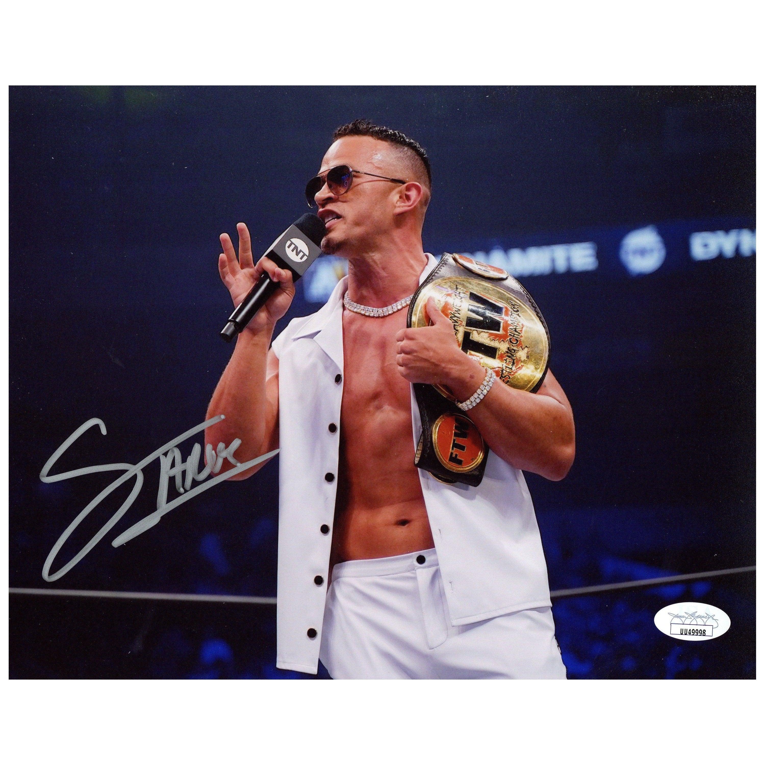Ricky Starks Signed 8x10 Photo AEW Wrestling Autographed JSA COA 2 – Zobie  Productions
