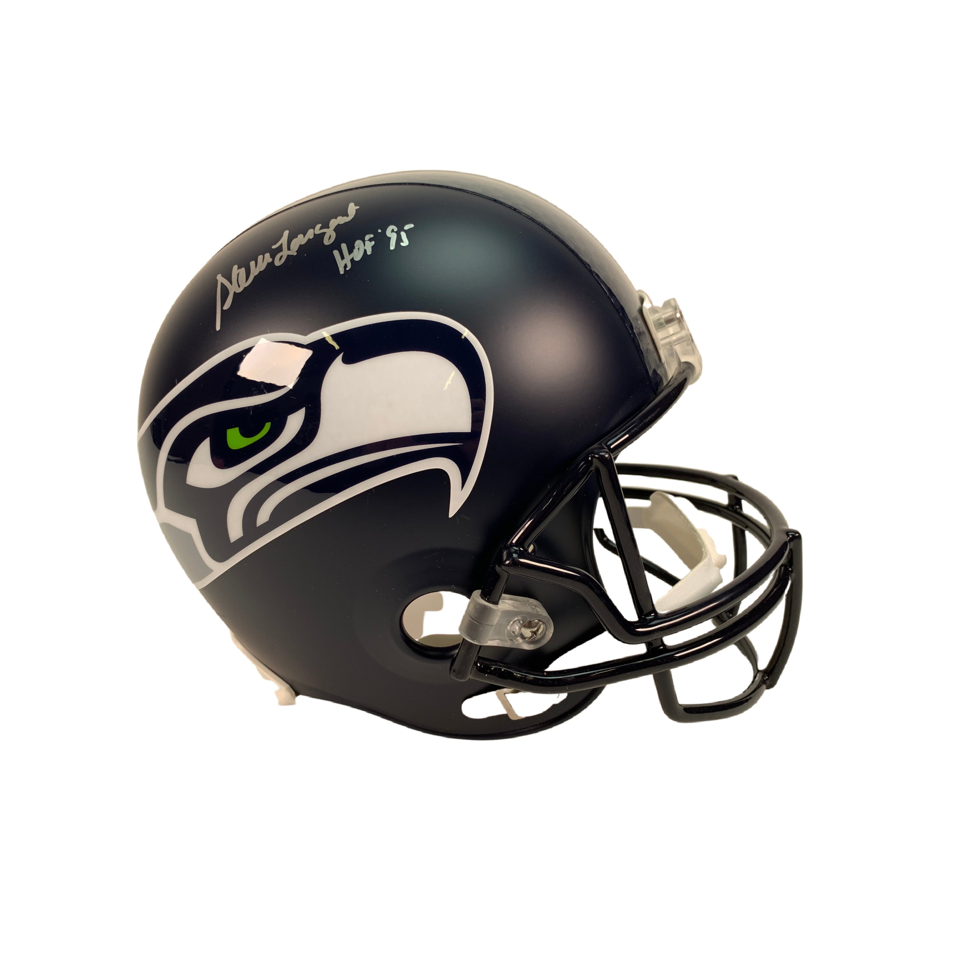 Steve Largent Autographed Signed Seattle Seahawks HOF 95 JSA Authenticated  Mini Helmet