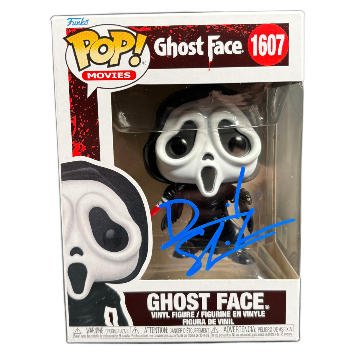 Dave Sheridan Signed Funko POP Ghost Face Autographed JSA COA