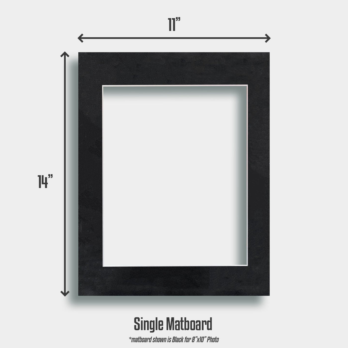 11x14" Premium Single Matboard