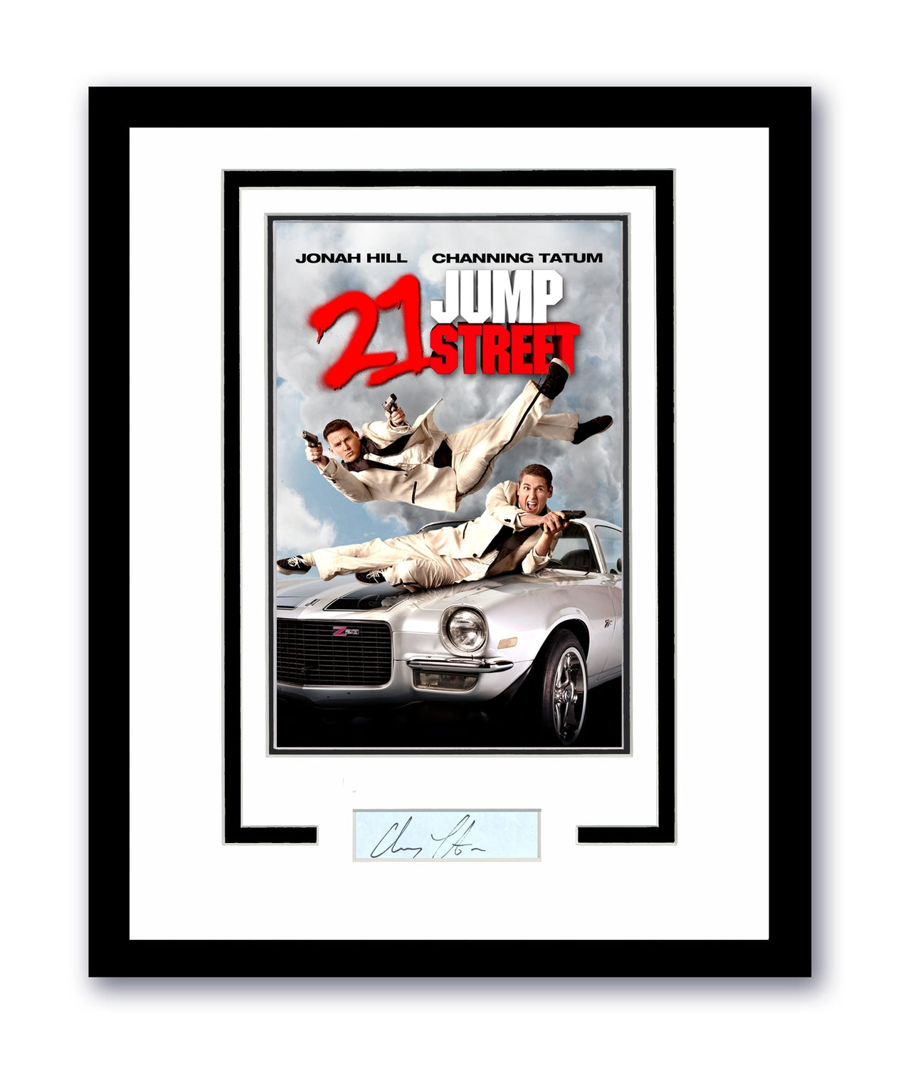 21 Jump Street Channing Tatum Autographed Signed 11x14 Framed Poster Photo ACOA 2