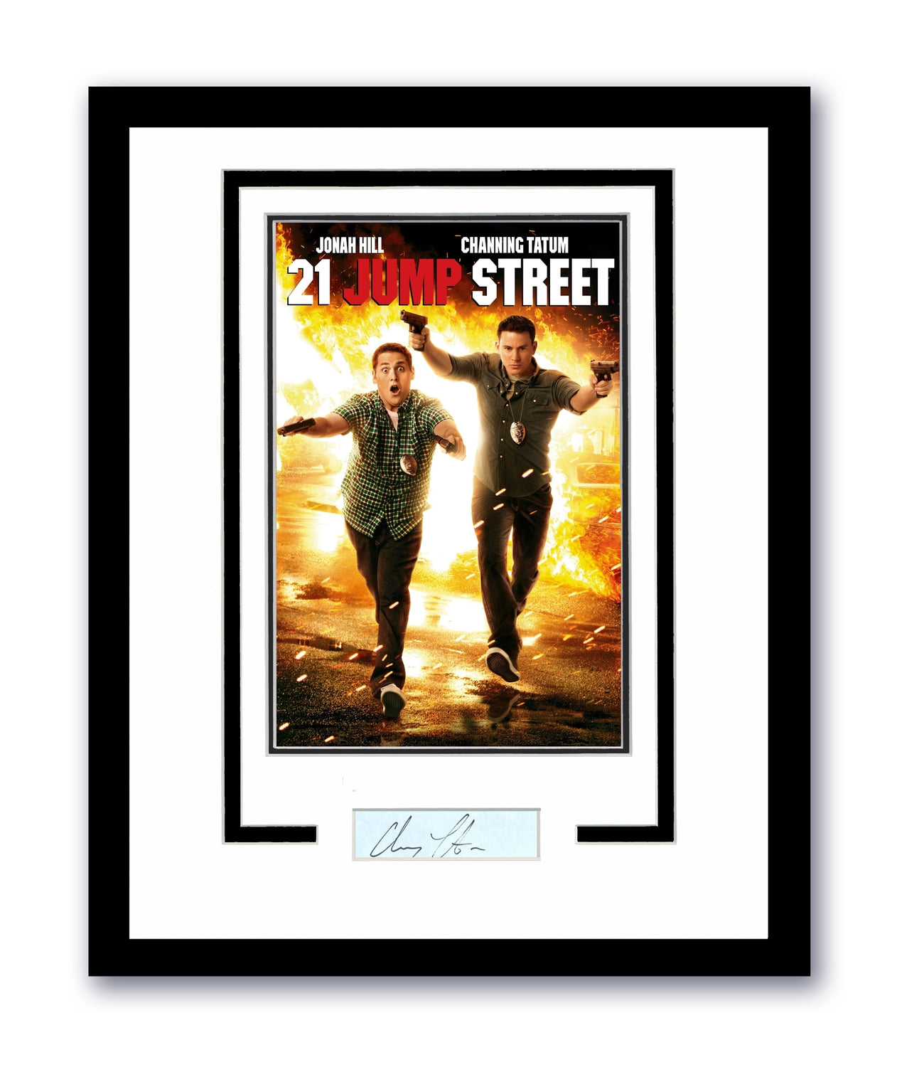 21 Jump Street Channing Tatum Autographed Signed 11x14 Framed Poster Photo ACOA