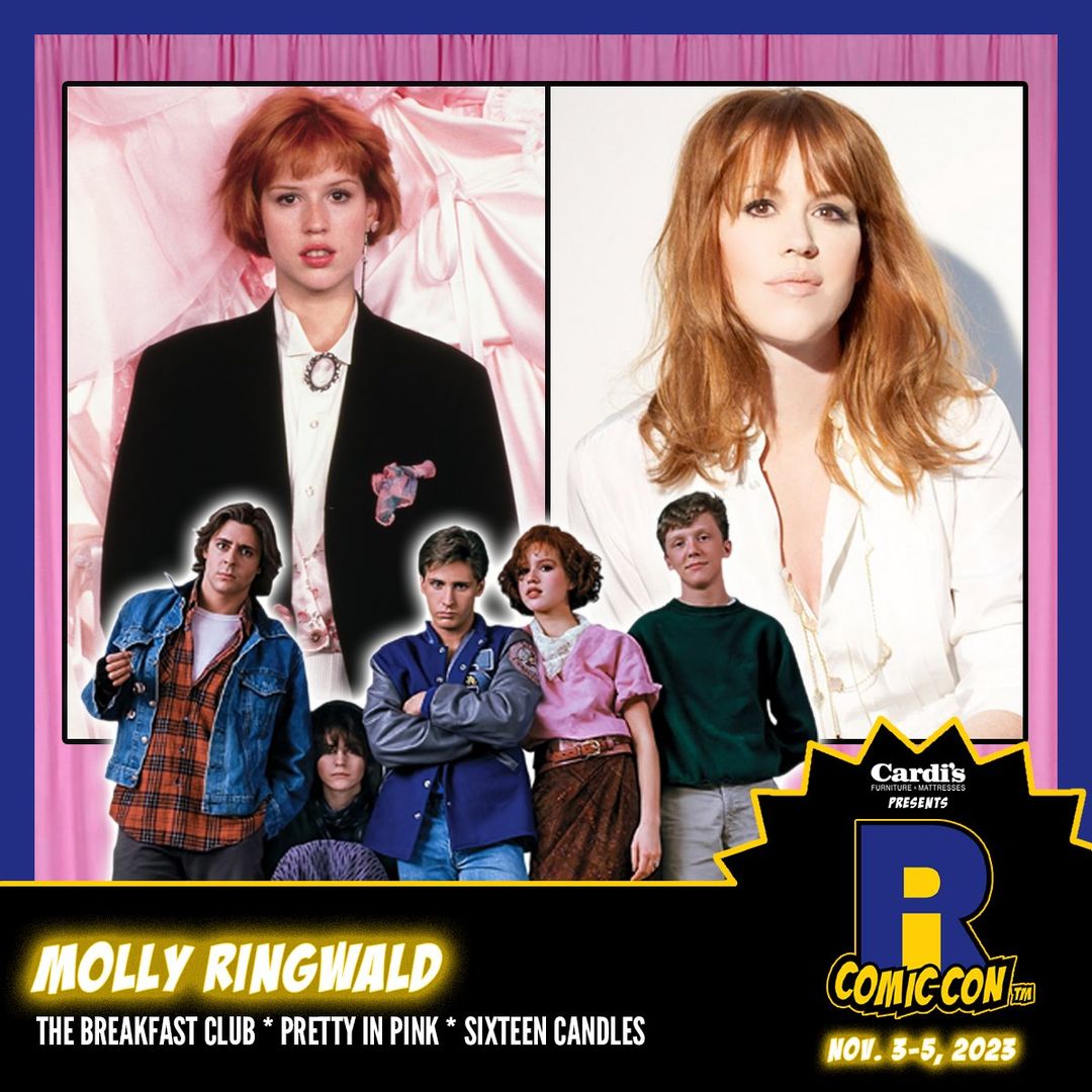 Molly Ringwald Official Autograph Mail-In Service - Rhode Island Comic ...