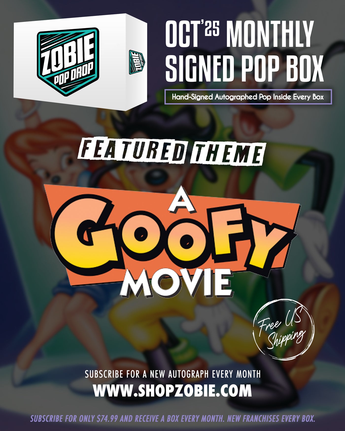 Zobie Pop Drop - Monthly Autographed Funko Pop Subscription