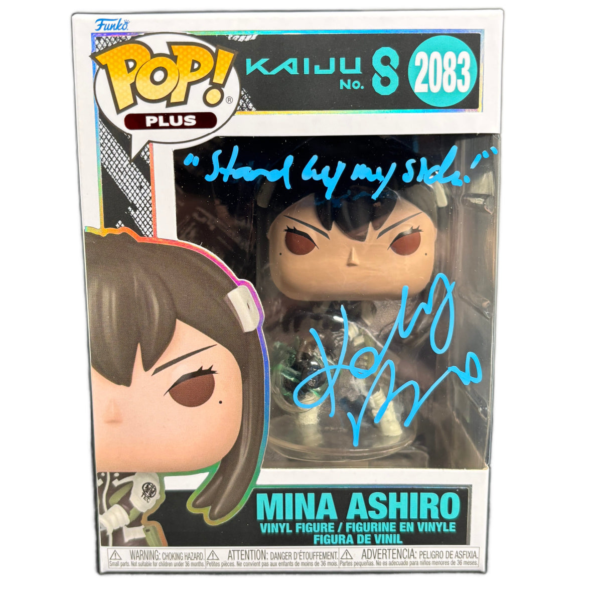 Katelyn Barr Signed Funko Pop Kaiju No. 8 Mina Ashiro Autographed JSA COA