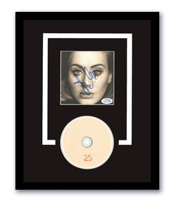 Image of Adele SIGNED 25 CD 11X14 Framed Authentic Autographed ACOA