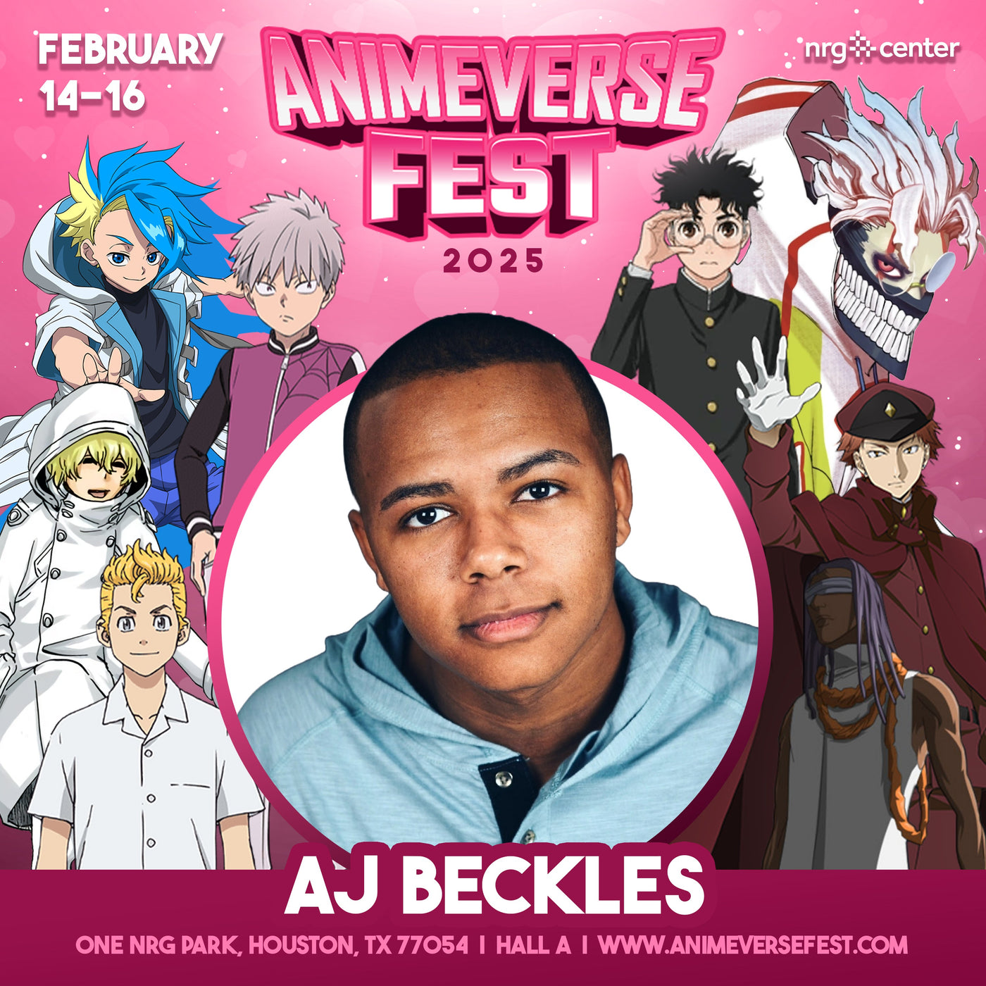 AJ Beckles Official Autograph Mail-In Service - Animeverse 2025