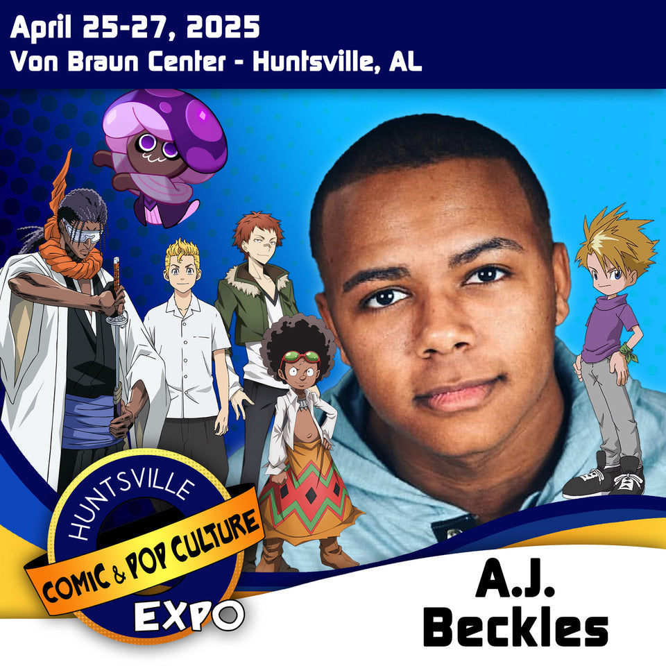 AJ Beckles Official Autograph Mail-In Service - Huntsville Expo 2025