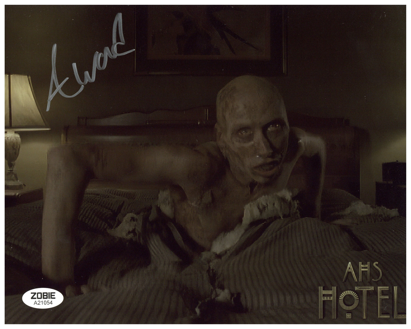 ALEXANDER WARD Signed 8x10 Photo AHS Hotel Horror Autographed JSA COA