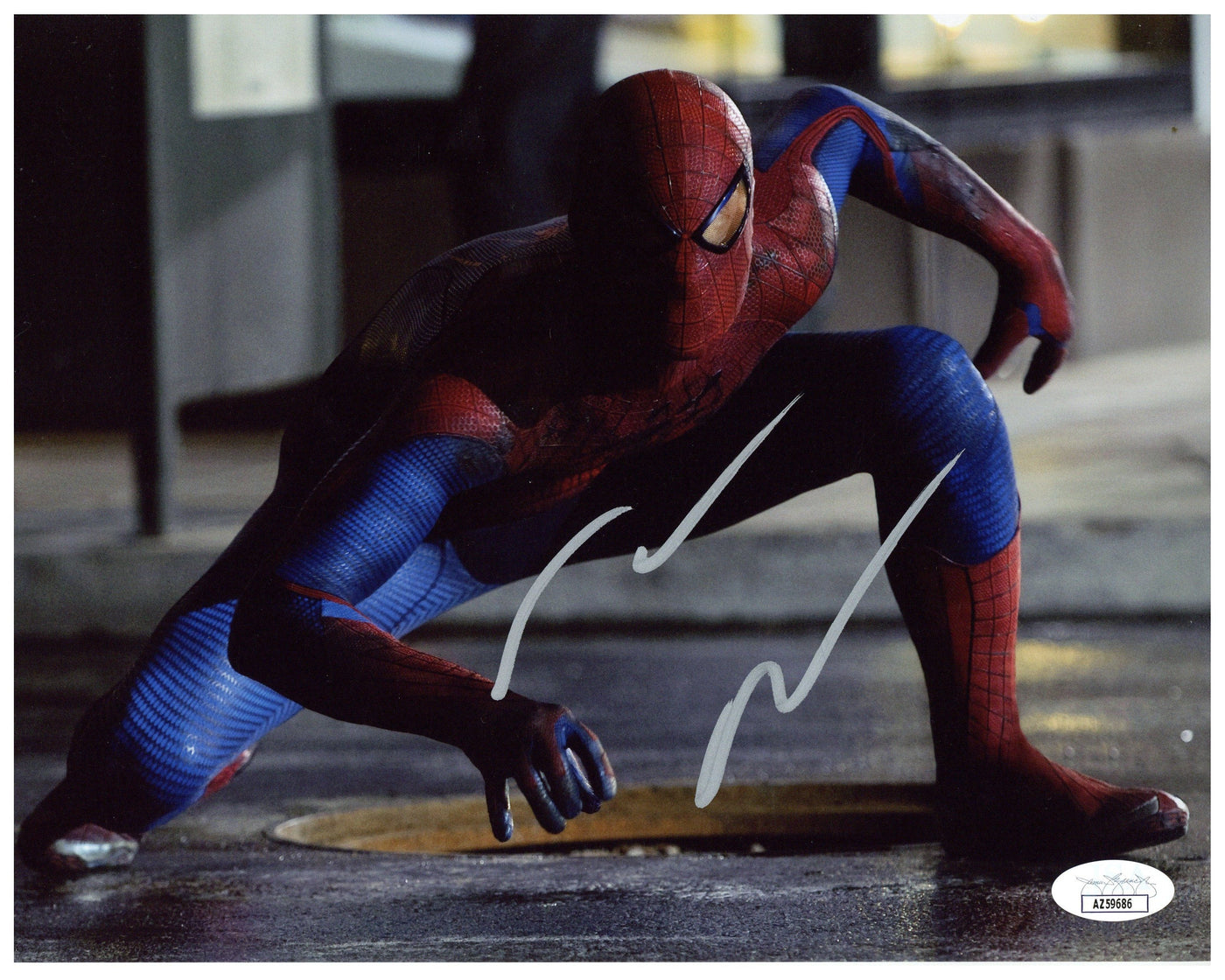 ANDREW GARFIELD SIGNED 8X10 PHOTO Spider-Man Autographed JSA COA #2