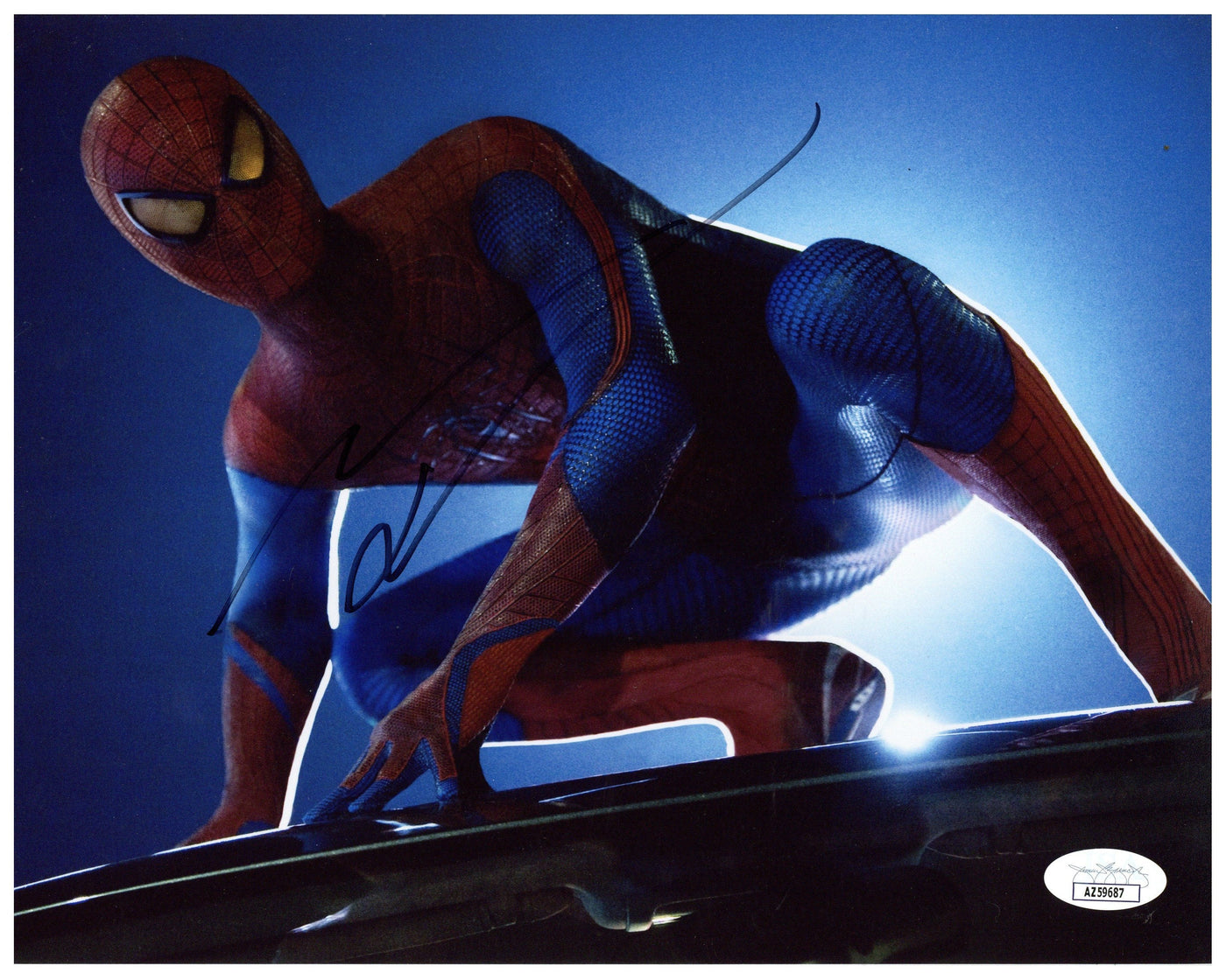 ANDREW GARFIELD SIGNED 8X10 PHOTO Spider-Man Autographed JSA COA #3