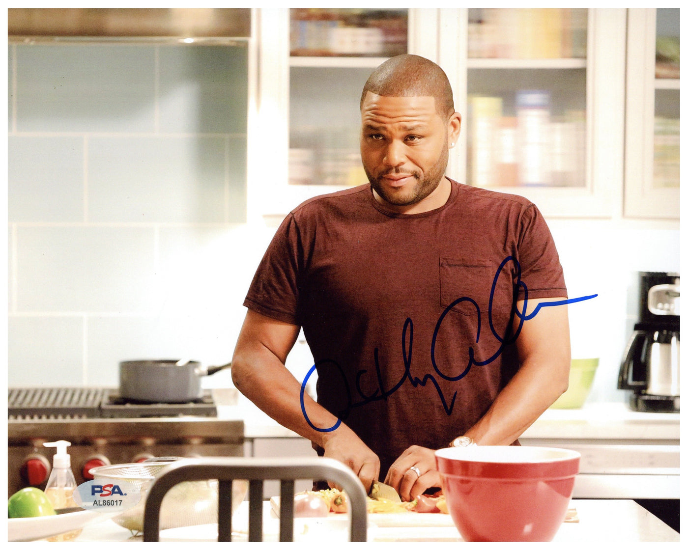 ANTHONY ANDERSON Signed 8x10 Photo Blackish Autographed PSA COA