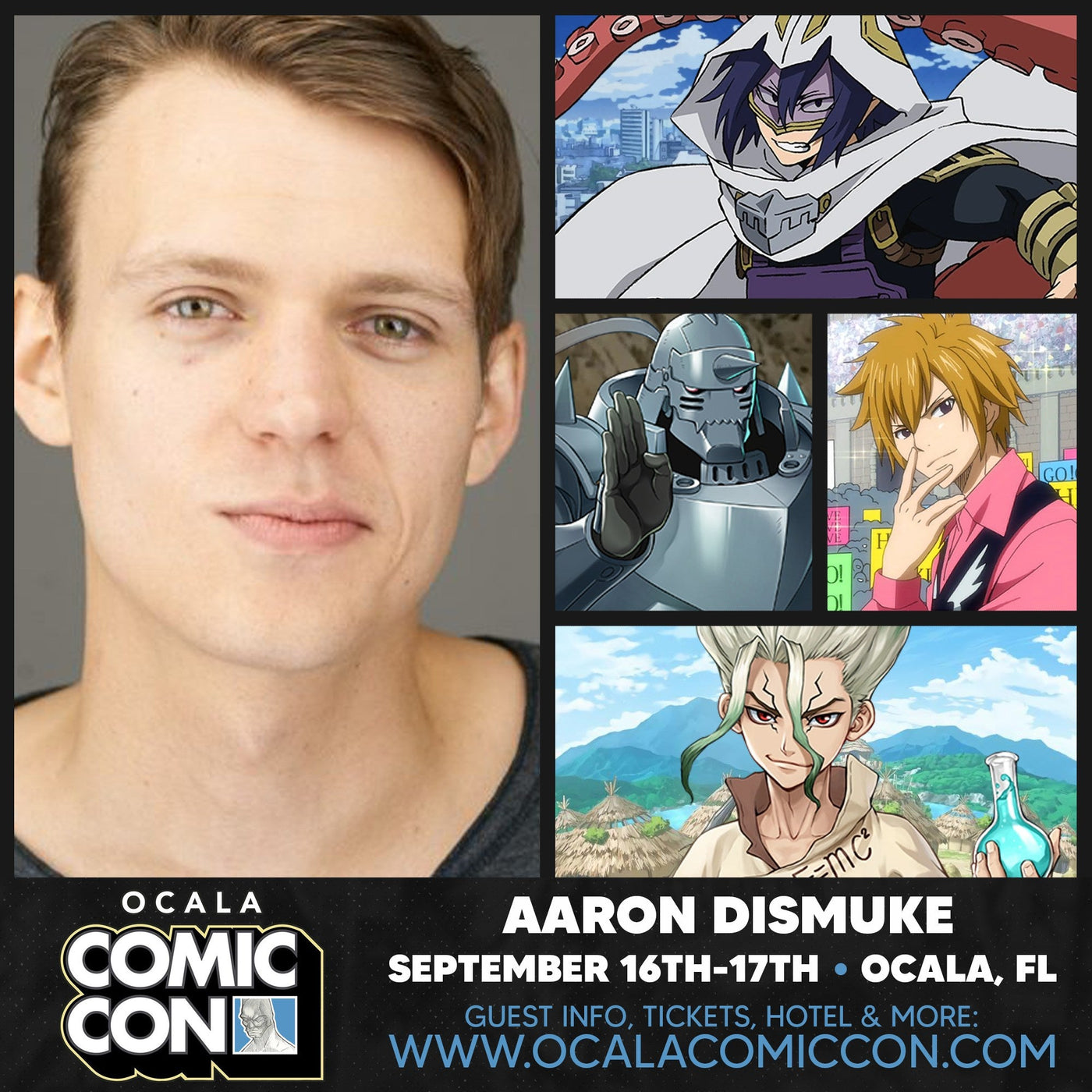 Aaron Dismuke Official Autograph Mail-In Service - Ocala Comic Con 202 ...