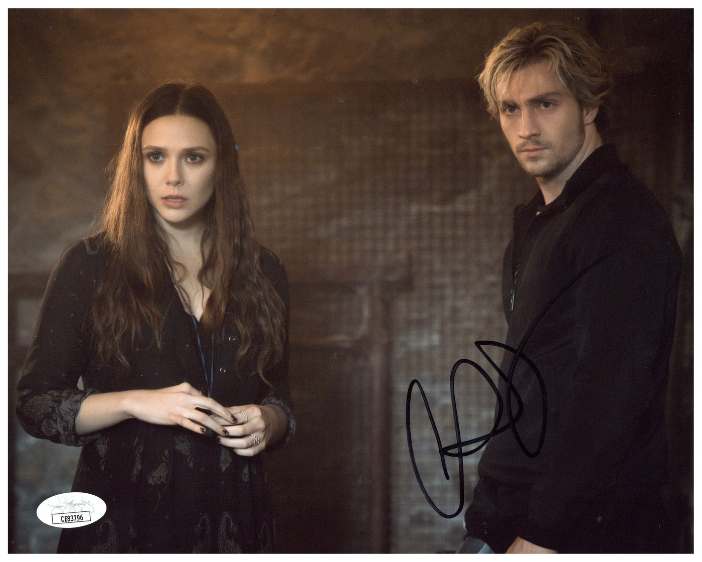 Aaron Taylor-Johnson Signed 8x10 Photo The Avengers: Age of Ultron Autographed JSA