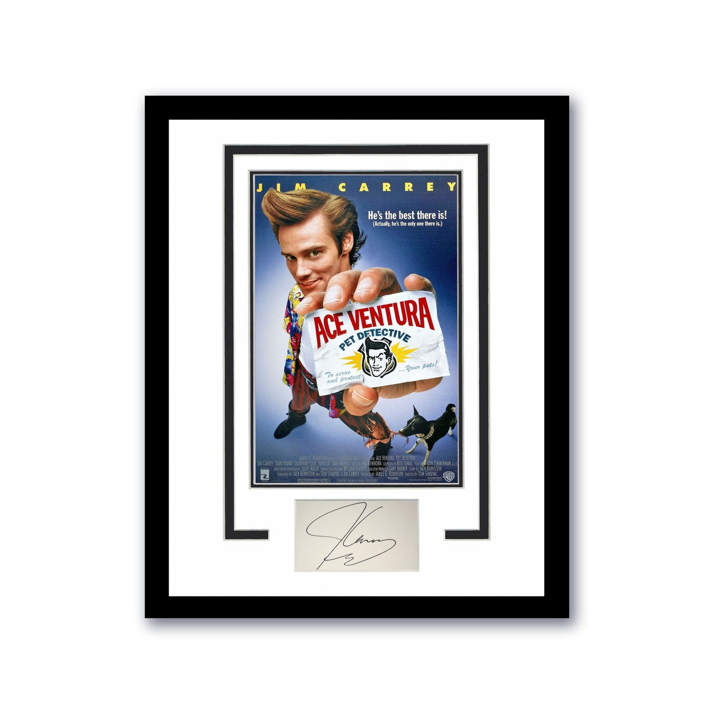Ace Ventura Jim Carrey Autographed Signed 11x14 Framed Poster Photo ACOA