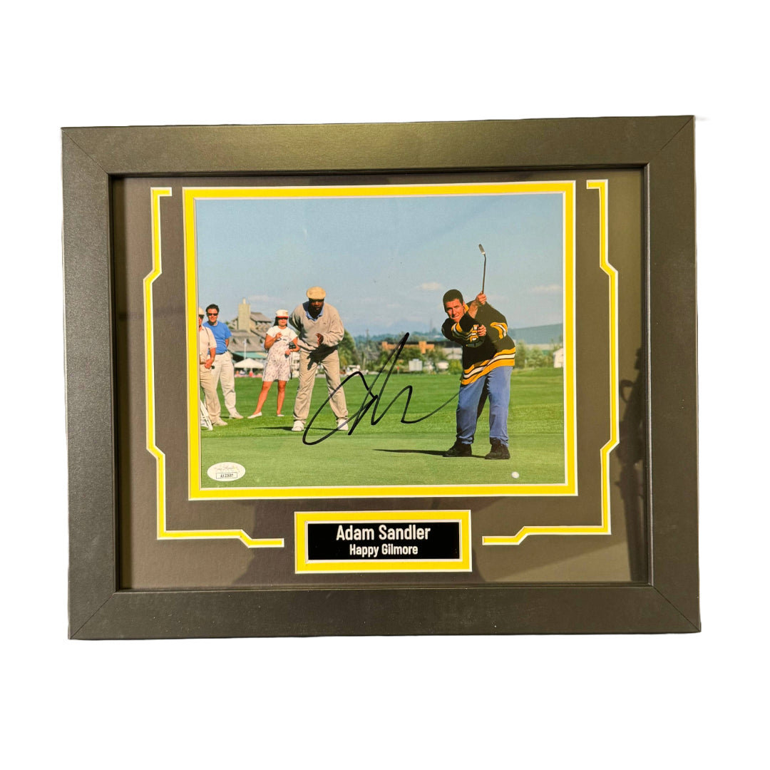 Adam Sandler Signed 8x10 Photo Happy Gilmore Framed Autographed JSA COA