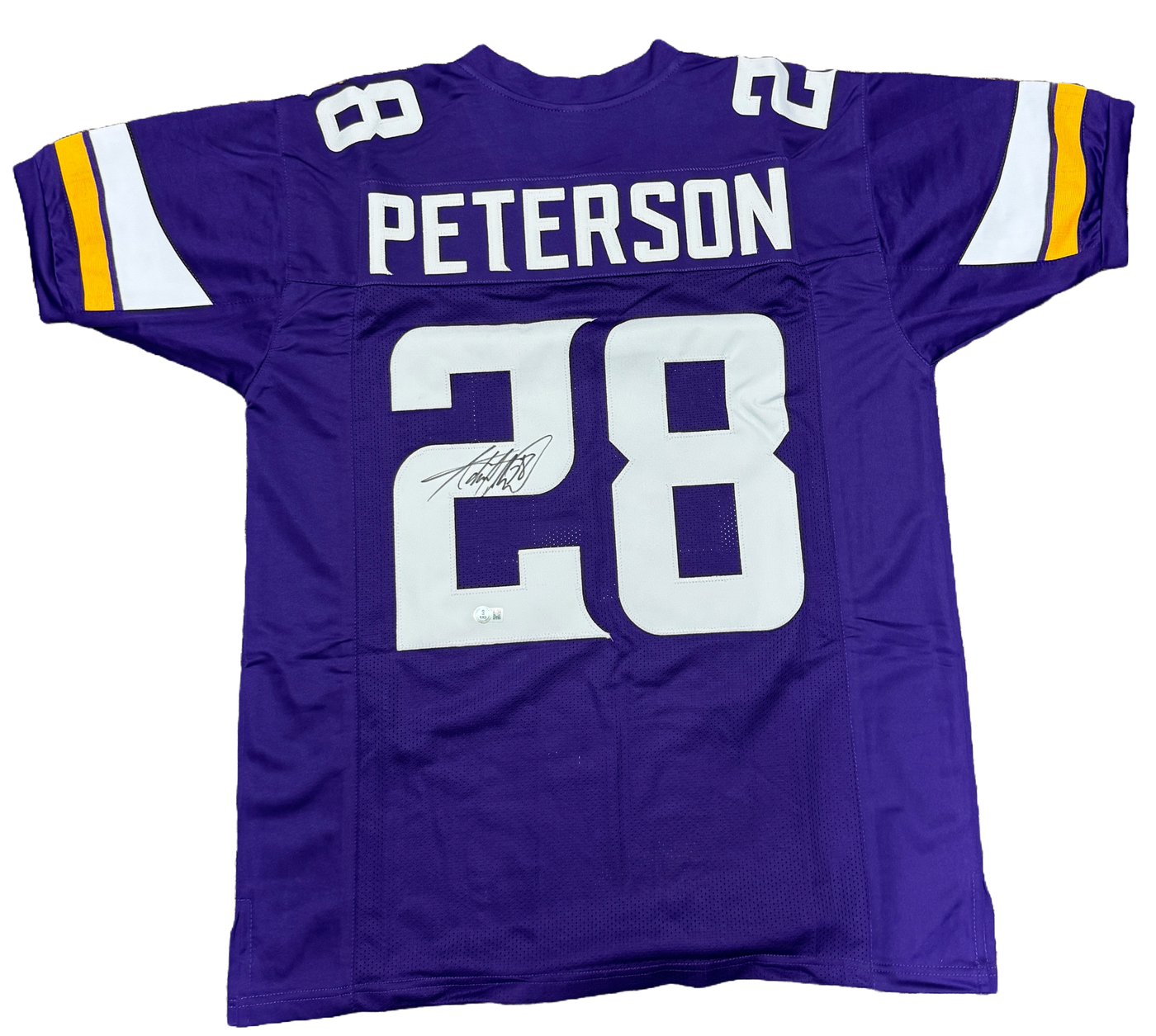 Adrian Peterson Signed Minnesota Vikings Pro Style Jersey BAS COA