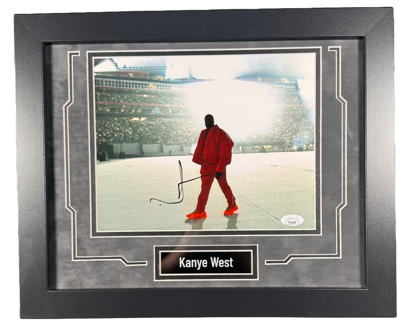 Kanye West Signed And Custom Framed Ye 8x10 Photo Autograph JSA LOA