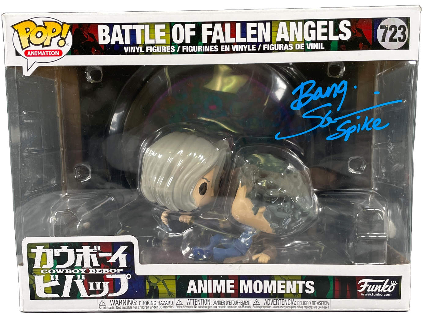 Steve Blum Signed Funko Pop Spike Battle of Fallen Angels Autographed JSA COA