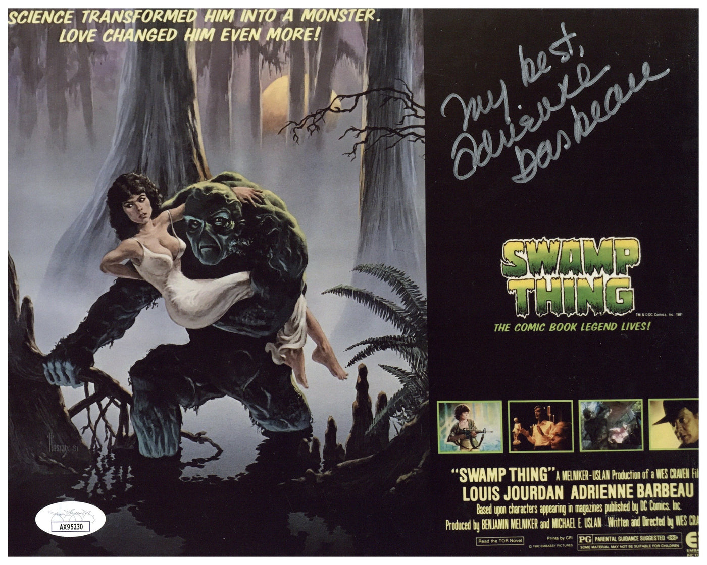 Adrienne Barbeau Signed 8X10 Photo Autographed Swamp Thing JSA COA