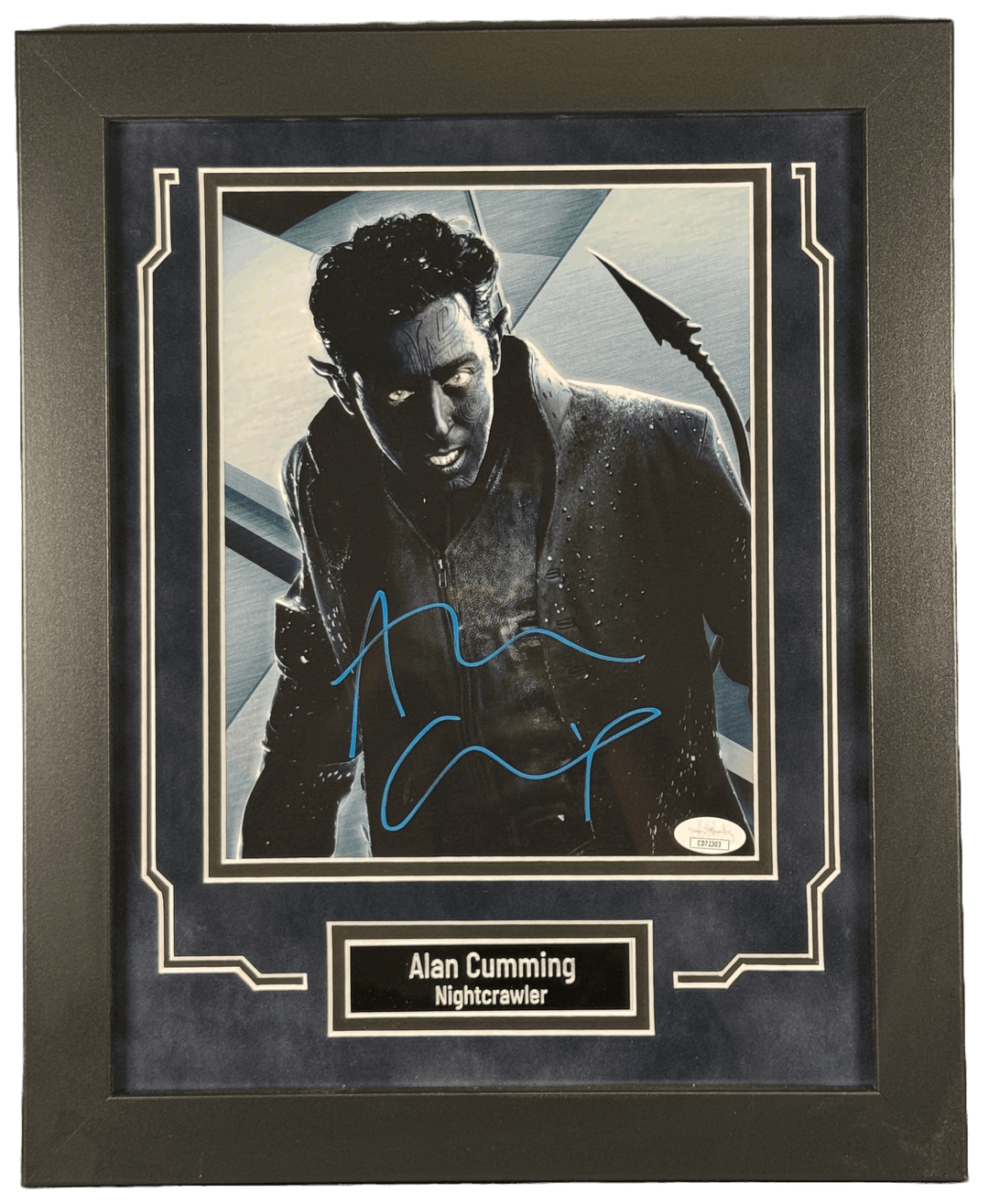 Alan Cumming Signed Custom Framed 8x10 Photo X-Men Nightcrawler