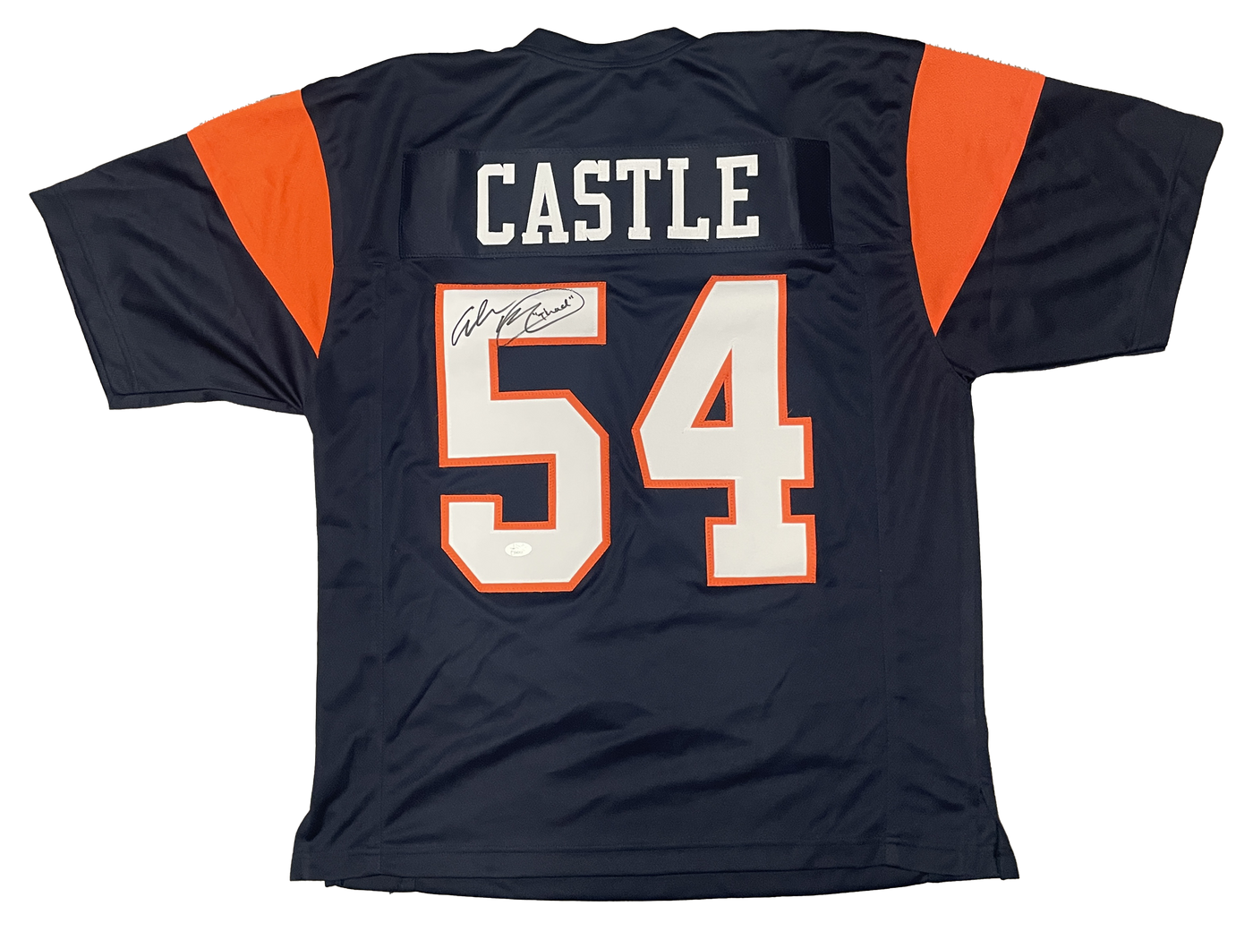 Alan Ritchson Signed Custom Jersey Blue Mountain State Autographed JSA COA