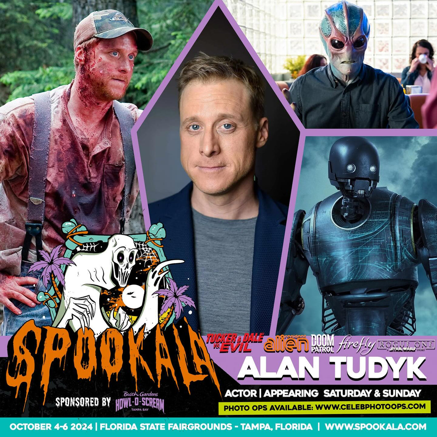 Alan Tudyk Official Autograph Mail-In Service - Spookala 2024