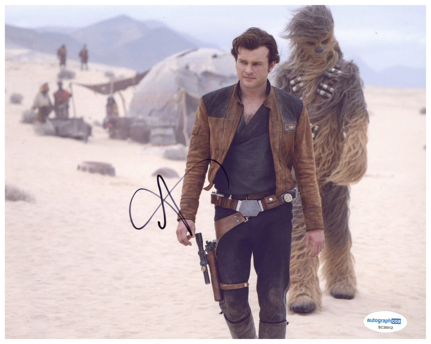 Alden Ehrenreich Signed 8x10 Photo Han Solo Star Wars Autographed ACOA